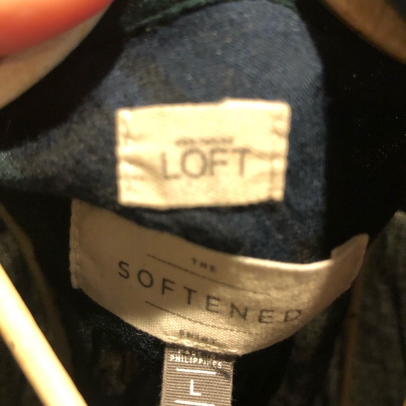 Ann Taylor Loft Plaid Blouse - Picture 3 of 3